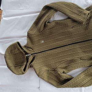 Spider zip up sweater